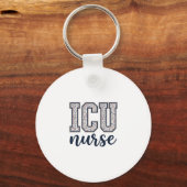 Porte-clés Conception de maillot universitaire floral d'infir (Recto)