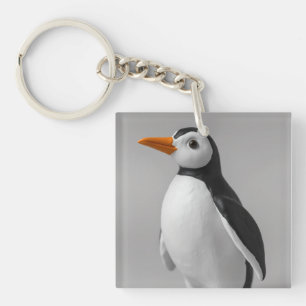 Porte-clés Conception de manchot mignon – Animal d'hiver ador