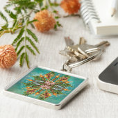Porte-clés Conception de mandala pour le jeu de tarot Second (Côté)