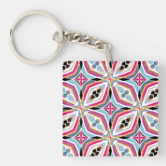 Porte-clés Conception de motif unique (Devant)