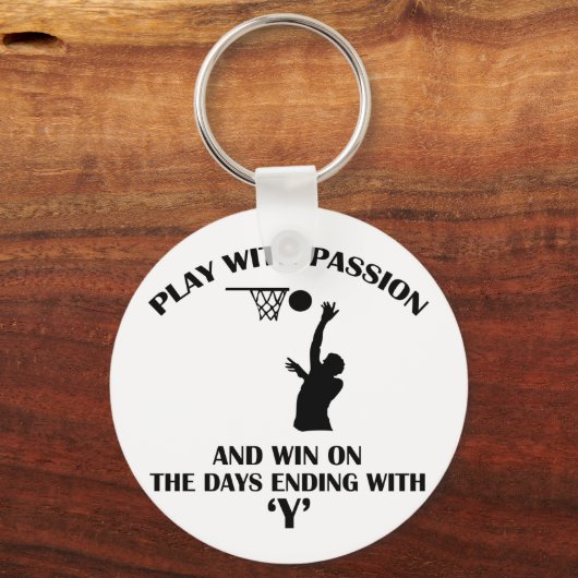 Porte-clés conception de netball (Recto)