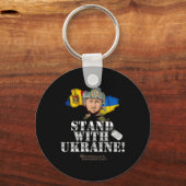 Porte-clés Conception de partisan de l'Ukraine Moldavie Zelen (Recto)