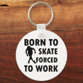 Porte-clés Conception de patins à roulettes cool (Recto)