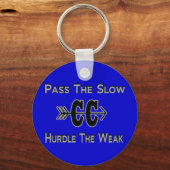 Porte-clés Conception de pays (Recto)