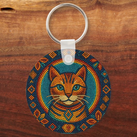 Porte-clés Conception de perle Kitty (Recto)