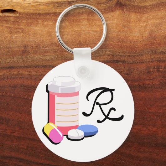 Porte-clés Conception de pharmacie (Recto)