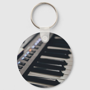 Porte-clés Conception de piano mignonne