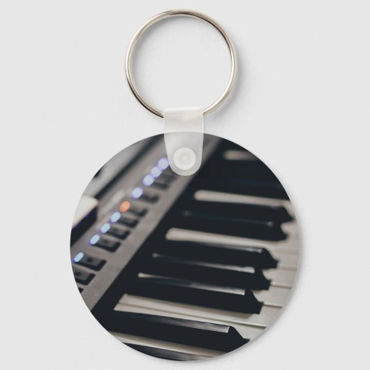 Porte-clés Conception de piano mignonne (Recto)