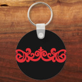 Porte-clés Conception de points rouges (Recto)