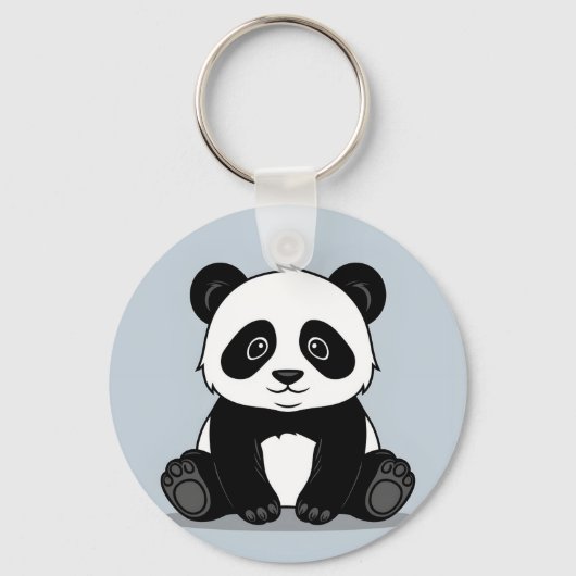 Porte-clés Conception de porte - clé Panda personnalisée (Recto)