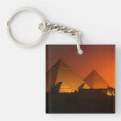 Porte-clés conception de pyramides (Devant)
