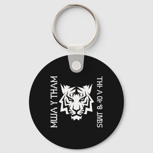 Porte-clés Conception de S Muay Thai Tiger Art Of 8 Limbs Kic (Recto)