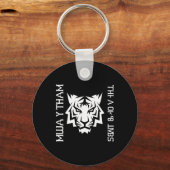 Porte-clés Conception de S Muay Thai Tiger Art Of 8 Limbs Kic (Recto)