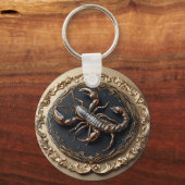 Porte-clés Conception de scorpion complexe avec des accents o (Verso)