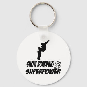 Porte-clés Conception de snowboard cool