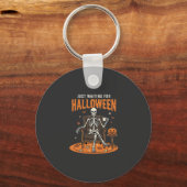 Porte-clés Conception de squelette pour Halloween en attendan (Recto)