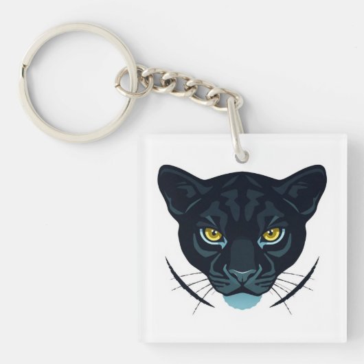 Porte-clés Conception de style de rue Black Puma (Devant)