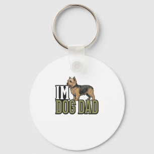 Porte-clés Conception de t-shirt avec gravure de terrier pour