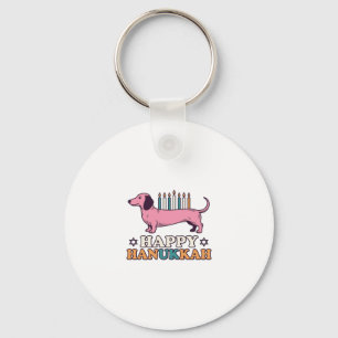 Porte-clés Conception de T-shirt pour chien avec Ménorah de D