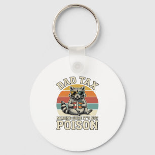 Porte-clés Conception de T-Shirt Vintage Raton Laveur Taxe Pa