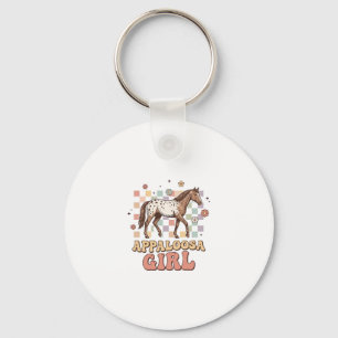 Porte-clés Conception de T-Shirt Western Cheval Vintage Fille
