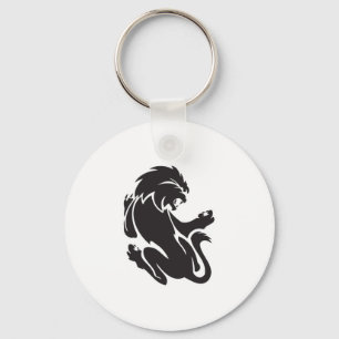 Porte-clés Conception de tatouage Lion Tribal