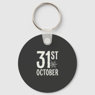 Porte-clés Conception de toile d'araignée Halloween du 31 oct