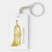 Porte-clés Conception de trompette (Dos)