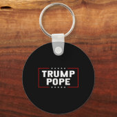 Porte-clés Conception de Trump Pope (Recto)