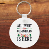 Porte-clés Conception de typographie de vacances de cadeaux d (Recto)