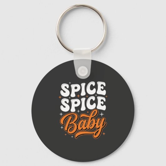 Porte-clés Conception de typographie rétro Halloween Spice Sp (Recto)