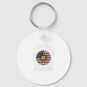 Porte-clés Conception de vecteur de fleur de marguerite patri