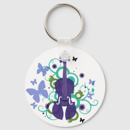 Porte-clés Conception de violon ciel (Recto)