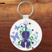 Porte-clés Conception de violon ciel (Recto)
