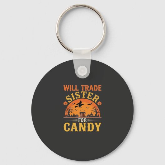 Porte-clés Conception d'échange de sœur de Candy Halloween_1 (Recto)