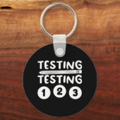 Porte-clés Conception Des Tests D'Enseignant Pour Hommes Femm (Recto)