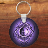 Porte-clés Conception des yeux violets (Recto)