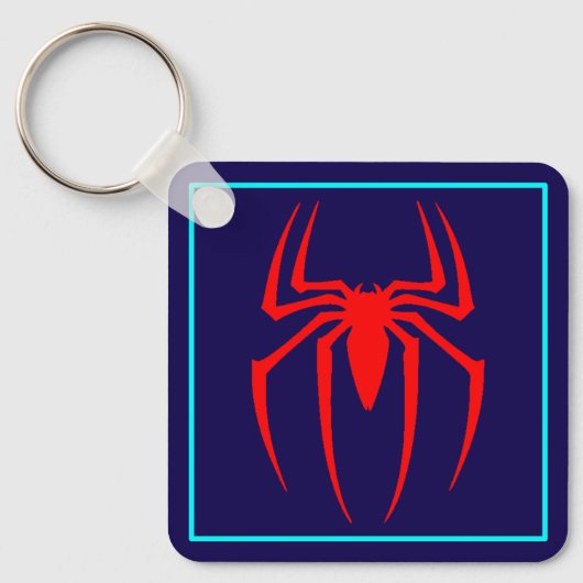 Porte-clés Conception d'insecte d'araignée rouge (Recto)