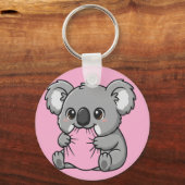 Porte-clés conception d'oreiller koala (Recto)