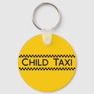 Porte-clés Conception drôle de taxi d'enfant pour conduire