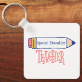 Porte-clés Conception du crayon enseignant de l'éducation spé (Recto)