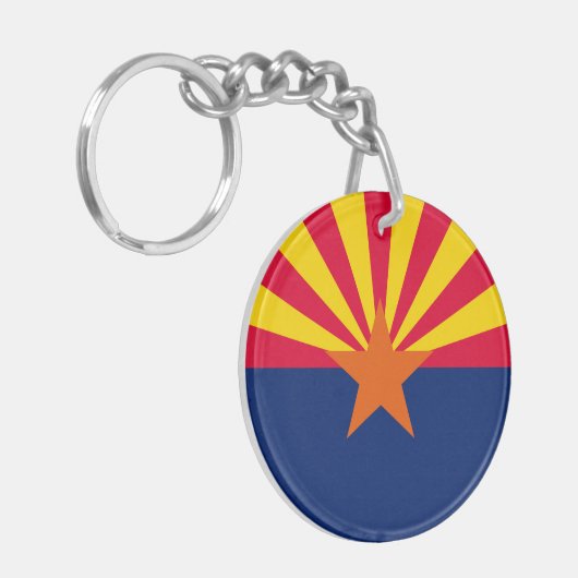Porte-clés Conception du drapeau de l'État de l'Arizona (Devant gauche)