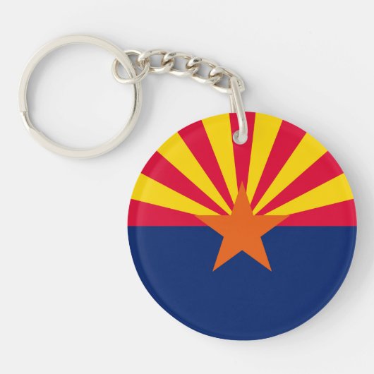 Porte-clés Conception du drapeau de l'État de l'Arizona (Devant)