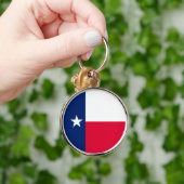Porte-clés Conception du drapeau de l'État du Texas (Main)