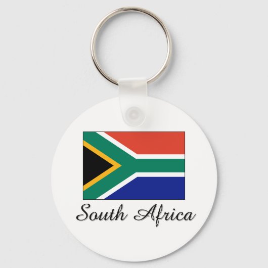Porte-clés Conception du drapeau sud-africain (Recto)