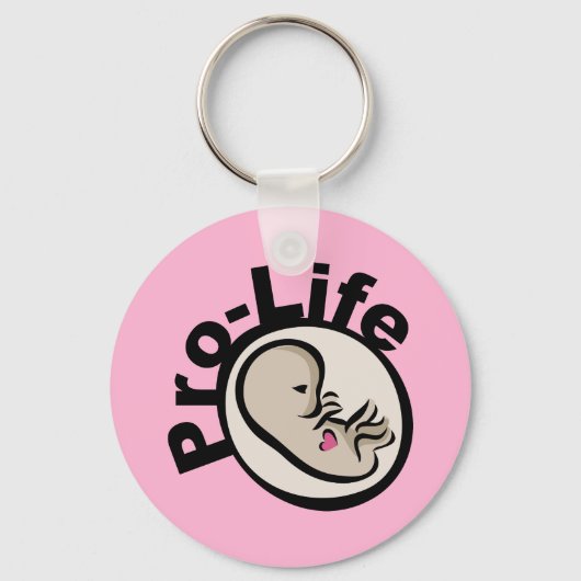Porte-clés Conception du foetus pro-vie (Recto)