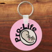 Porte-clés Conception du foetus pro-vie (Recto)
