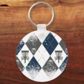 Porte-clés Conception du Jacquard de golf sur disque (Recto)