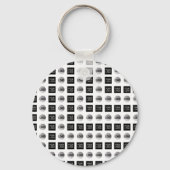 Porte-clés Conception du Motif du logo géométrique 2 (Verso)