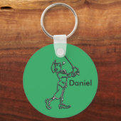 Porte-clés Conception du plan du Lecteur de golf ~ arrière -  (Recto)